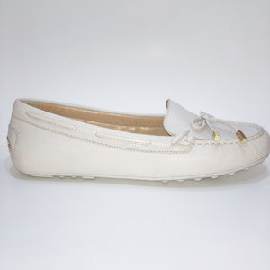 Michael Kors White Moccasins